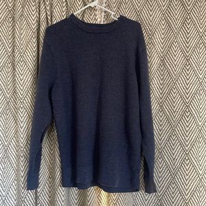 LL Bean merino wool sweater, navy blue, XL men’s! Perfect for fall and winter